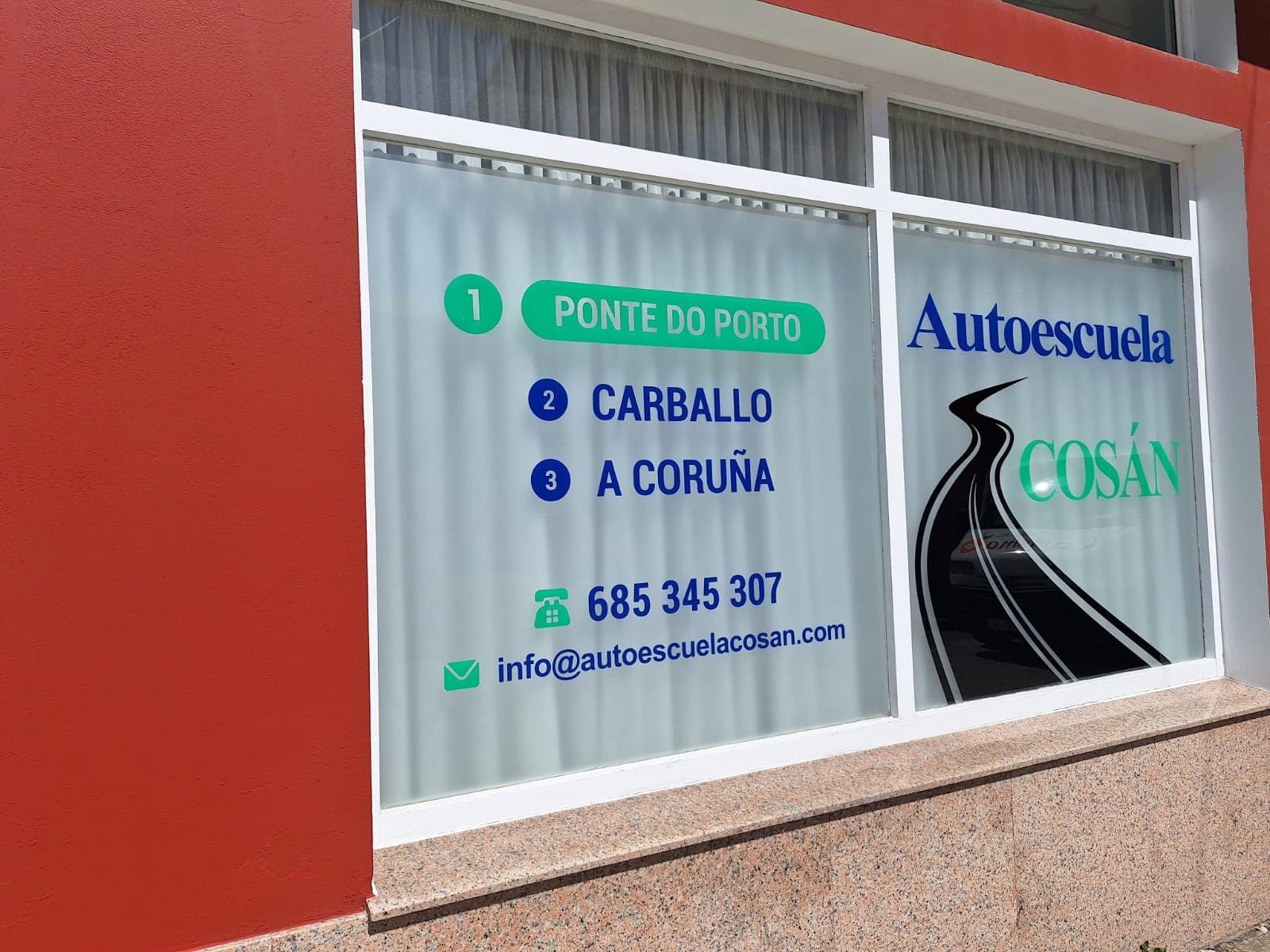 Autoescuela Cosán en Carballo